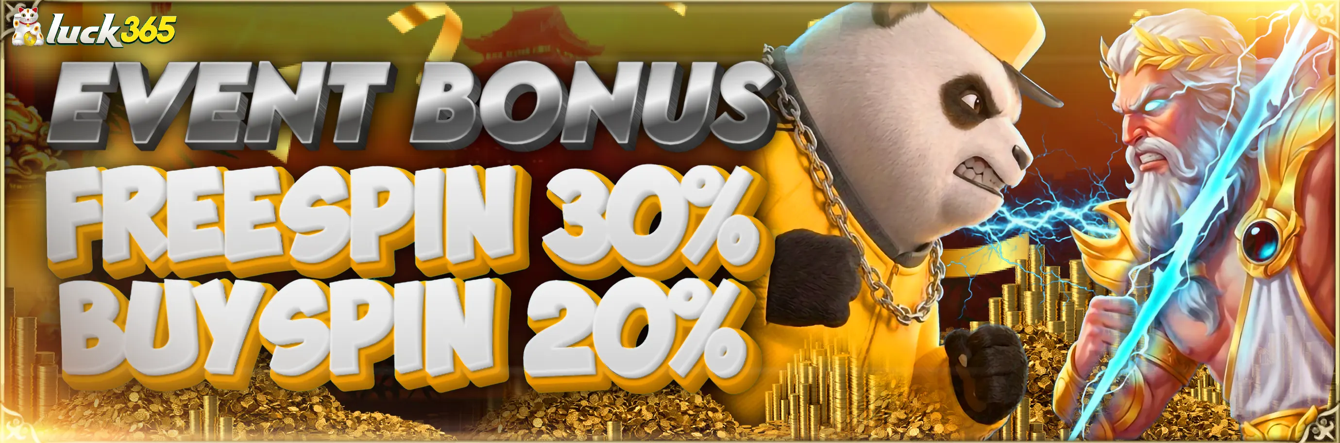 Freespin 30% dan Buyspin 20%