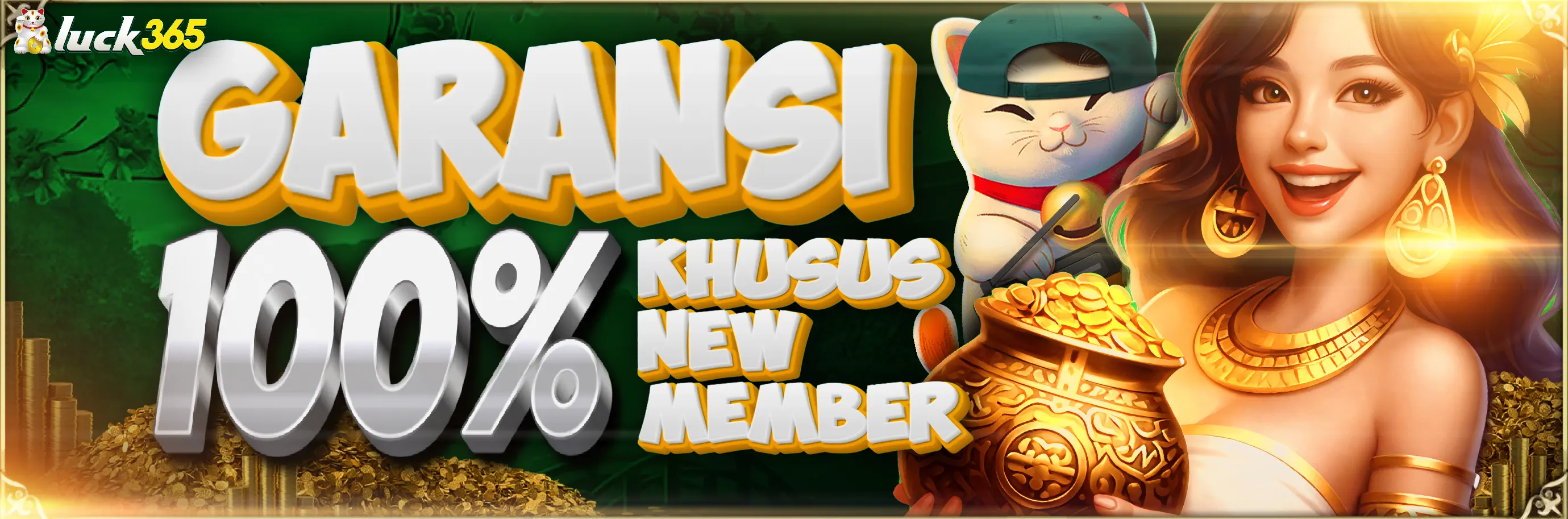 GARANSI GRATIS SALDO 100% KHUSUS NEW MEMBER TANPA TO