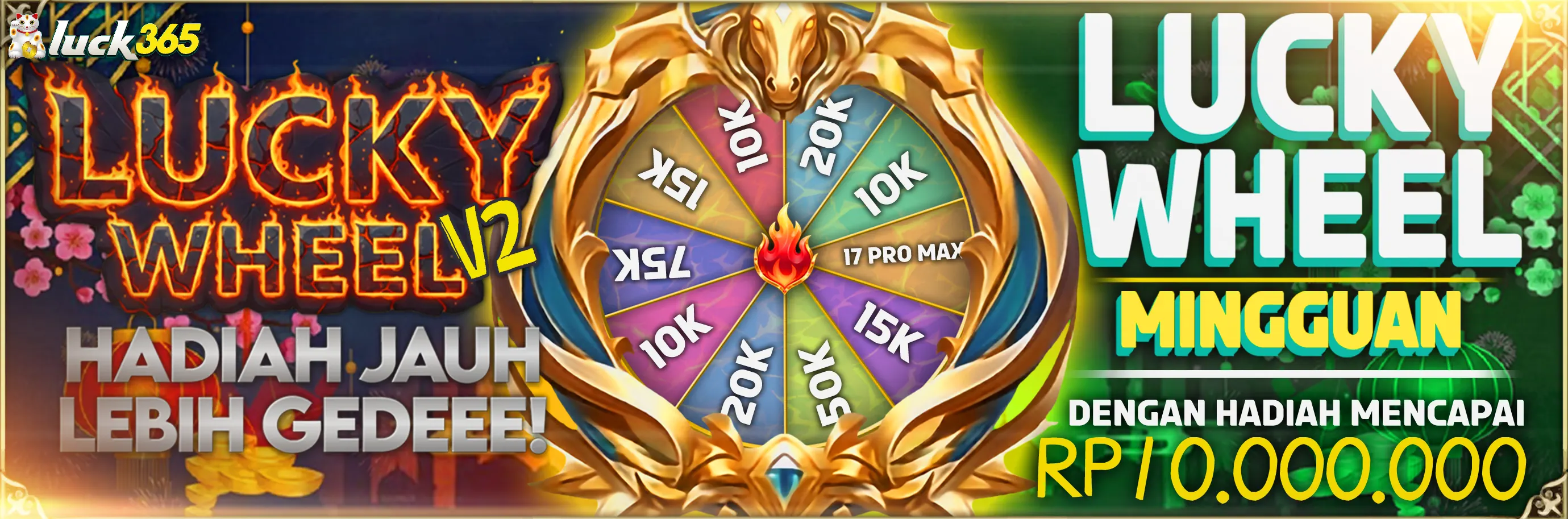 LUCKY WHEEL 1 TIKET 2X HADIAHNYA!