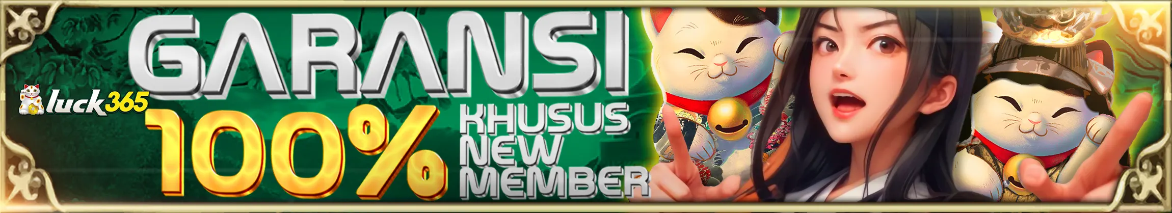 GARANSI GRATIS SALDO 100% KHUSUS NEW MEMBER (TANPA TO)